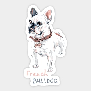 Domestic dog French Bulldog breed Sticker